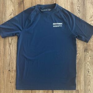 Abercrombie & Fitch Navy Short-Sleeve Rashguard